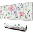 thumbnail image 1 of Premium Personalized Floral Mouse Pad - Beautiful Flower Plants Design - Washable & Textured Lycra - Non-Slip Base for Computer Mouse, 31.5x11.8 Inches, 1 of 7