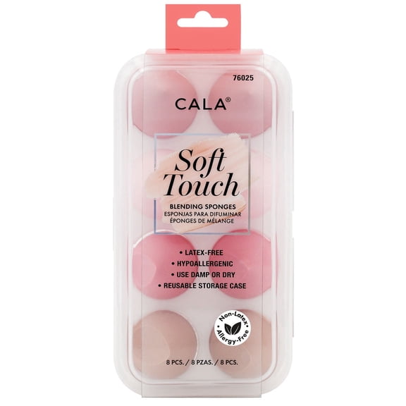 CALA Soft Touch Blending Sponges Pink/Nude (8 pcs)