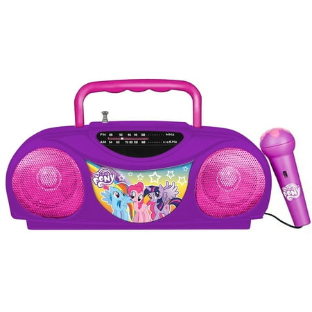 My Little Pony Radio Karaoke Portable FM Radio with