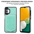 thumbnail image 4 of Galaxy A13 4G/5G 6.5" Wallet Case, Allytech Crossbody Shoulder Carrying Purse Cover RFID Blocking Card Slots Holder Flip PU Leather Stand Shockproof Case for Samsung A13 2022, Green, 4 of 7
