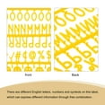 thumbnail image 4 of Felt Board Letters, 510 Characters Yellow 3/4" Letters Numbers Symbols Changeable Plastic Message Boards 3Pcs, 4 of 6