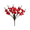 thumbnail image 2 of Linnome Spring Artificial Flower Decor Plastic Flower Branch for Wedding Home Table Festival Party Decoration 16.92in, 2 of 6