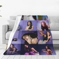 thumbnail image 2 of Blanket Throw Olivia Album Covers Sour Merch Air Conditioning Lightweight Soft for Bed Sofa Home Decor Rodrigo Guts Gift for Fans (Album Cover, 50""x60""), Jmamoy32, 2 of 6