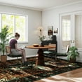 thumbnail image 2 of Olive Green Washable 5x7 Area Rugs for Living Room Rug Bedroom Rug-Carpet Neutral Vintage Dining Room Rugs for Under Table Soft Comfortable Non Slip Boho Vintage, 2 of 11