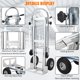 thumbnail image 3 of Yeshouse Carro de mano de aluminio de alta resistencia, convertible en carro utilitario 2 en 1 o 3 en 1 con capacidad de carga de 350 kg (770 lbs), 3 of 6