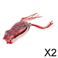 thumbnail image 1 of Señuelo de pesca de rana Topwater realista, anzuelo de Crankbaits suave para pesca, paquete de 2-6 2 piezas, 1 of 7