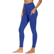 zbxnLI 2 Pack Leggings with Pockets Women's High Waist Seamless Yoga Pants Compression Gym Leggings