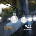 thumbnail image 4 of Luces Solares para Exterior, 50Led/7M Focos de Burbujas Impermeables, Guirnalda de Luces Solares, 8 Modos de lluminación, Lámparas Decorativas (Blanco Frío), 4 of 5