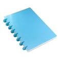 thumbnail image 1 of Discbound Notebook A5 Size 8 Disc Removable Page Planner Mushroom Button Ring Binder Waterproof Cover Thick Paper Portable Journal For Outdoor Travel Work Daily Note Taking Planning,Blue, 1 of 9