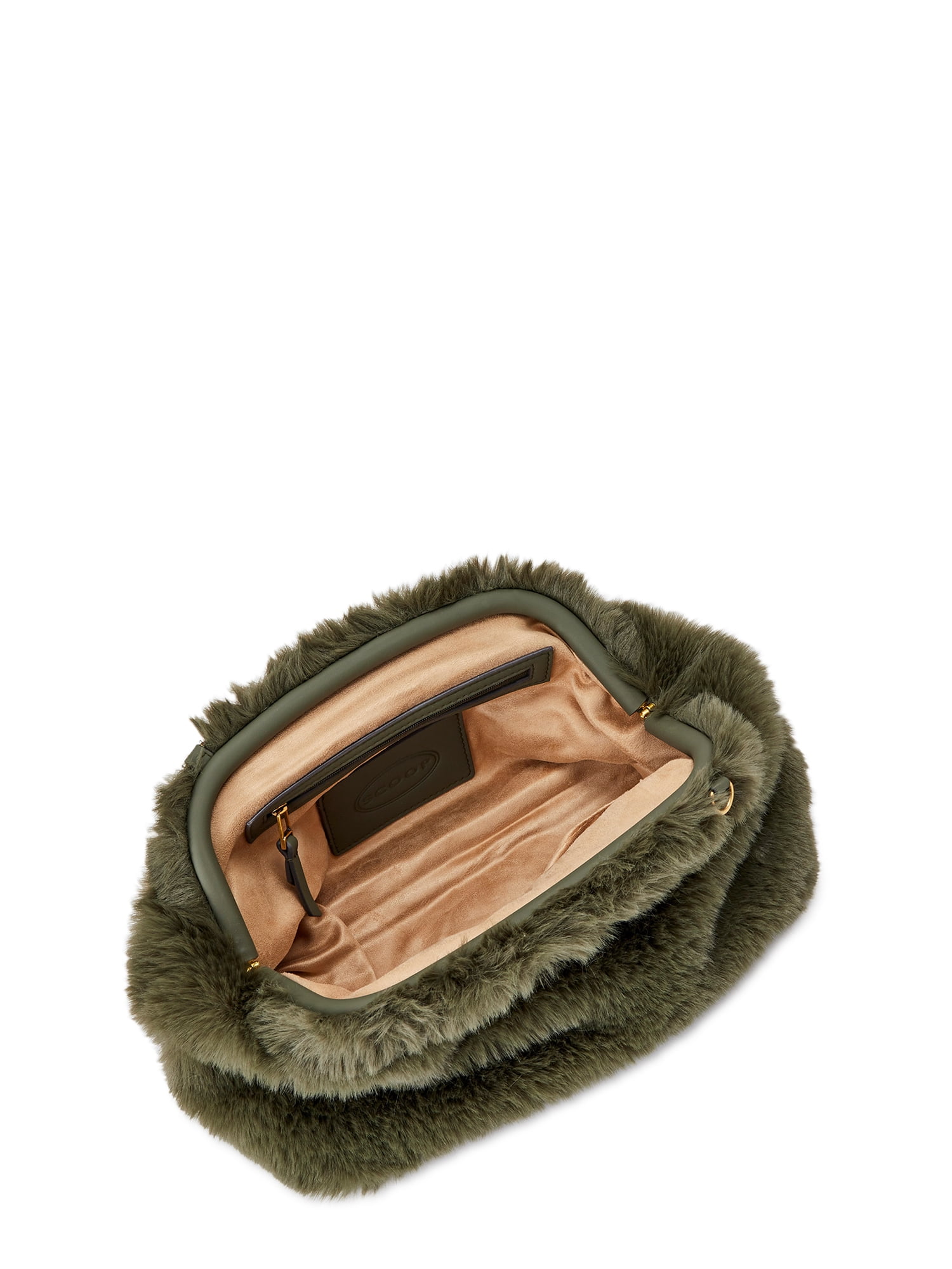 Fur clutch bag topshop cheap