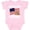AD-Pink, variant on Military Dad Welcome Home USA Flag Boys or Girls Baby Bodysuit