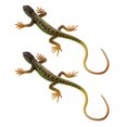 thumbnail image 2 of 2Pcs Lizards Figurine Toys Green Color For Families And Friends Educational And Trick Play, 2 of 8