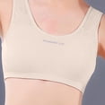 thumbnail image 2 of Penkiiy Chicas Suave Entrenamiento Bras, Sin Seamless First Bra Chicas Deportes Bras Longline Crop Bra, Pecho Doble Lined, 2 of 9