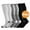 White+Gray+Black, variant on JASGOOD 6 Pairs Athletic Compression Socks for Men and Women Knee High Stocks for Running, Travel, and Cycling