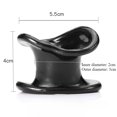 thumbnail image 5 of Elastic Black Silicone Body massage Portable Relax Massager for Men, 5 of 5