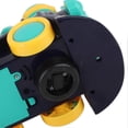 thumbnail image 2 of Bubble Blowing Toy Train Sound Lights Automatic Battery Powered Bubbles Making Locomotive Engine Car Dark Blue, 2 of 4