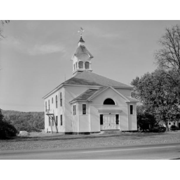 USA Vermont Westminster Town Hall Poster Print (24 x 36)