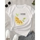 thumbnail image 1 of Graphic Print T-shirt, Long Sleeve Crew Neck Casual Top for Summer & Spring, Women's Clothing, 1 of 5