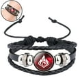 thumbnail image 1 of 12 pulsera del zodiaco collar tejido multicapa cuero pulsera de la amistad pulsera de cuerda ajustable zodiaco luna colgante collar conjunto de joyas damas hombres damas 1 juego Vhermosa 221554-2, 1 of 4