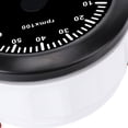thumbnail image 2 of BIMZUC 3 in 1 85mm / 3.35 inches Marine Boat Tachometer Gauge DC 9-32V 8000RPM Voltmeter Fuel Level 7 Color LED Backlight, Black Dial Black Bezel, 2 of 9
