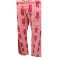 thumbnail image 2 of A Christmas Story Womens Christmas Story Ralphie Pink Bunny Plush Junior Cut Lounge Pants (Medium), 2 of 2