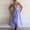 Purple, variant on Women's Low Cut Spaghetti Strap Long Dress Casual Sleeveless Maxi Dresses Women (Pink M)