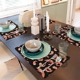 thumbnail image 6 of Placemats Set Of 4 / 6, Shrimp No.9042 Placemats For Dining Table Indoor/Outdoors Heat Resistant Washable Placemats 18" X 12", 6 of 8