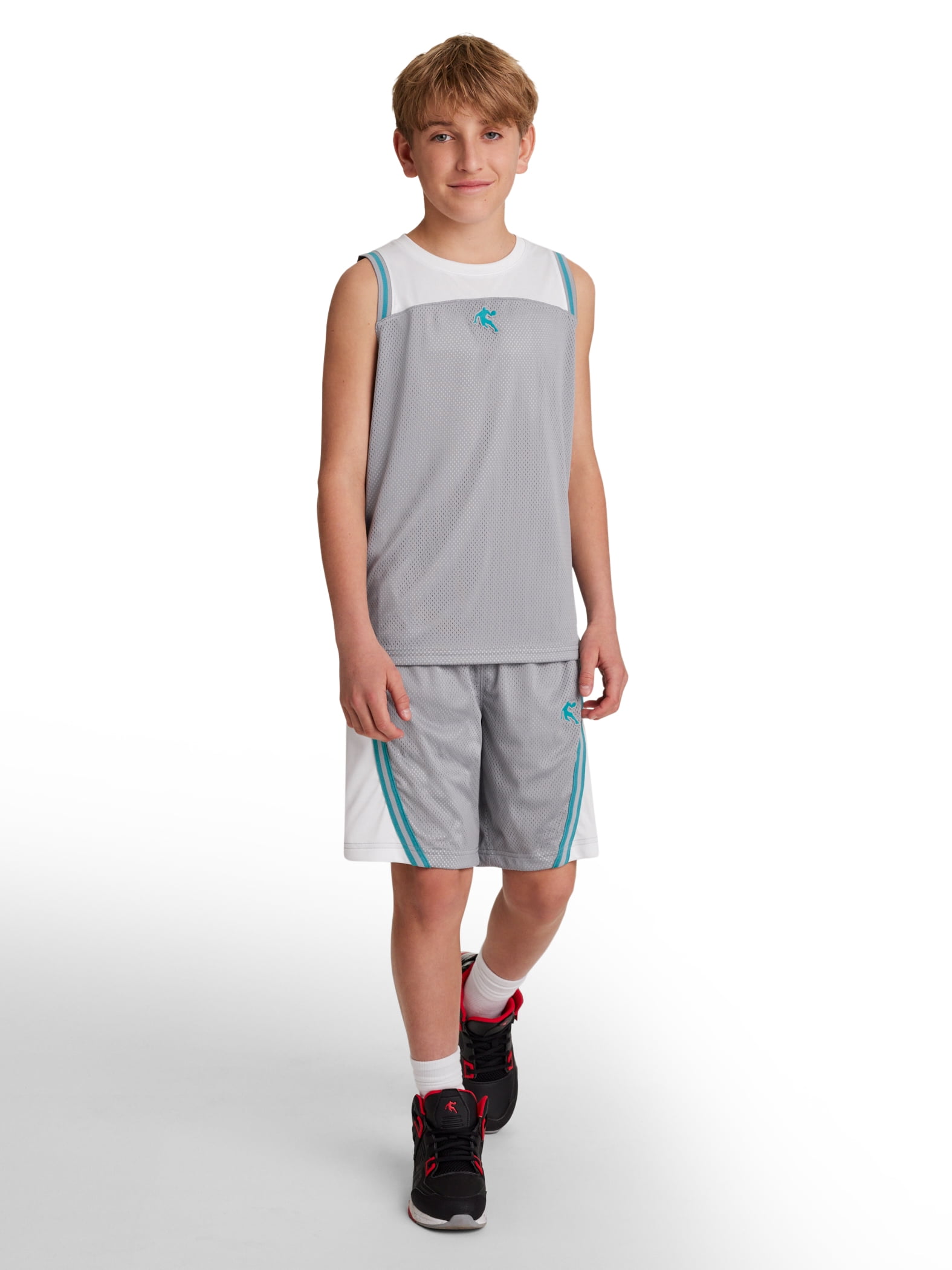 AND1 Boy’s Performance Double Dribble Basketball Short, Sizes 4-18