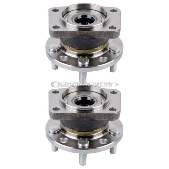 Pair Rear Wheel Hub Bearing Assembly For Jaguar XType 20022008