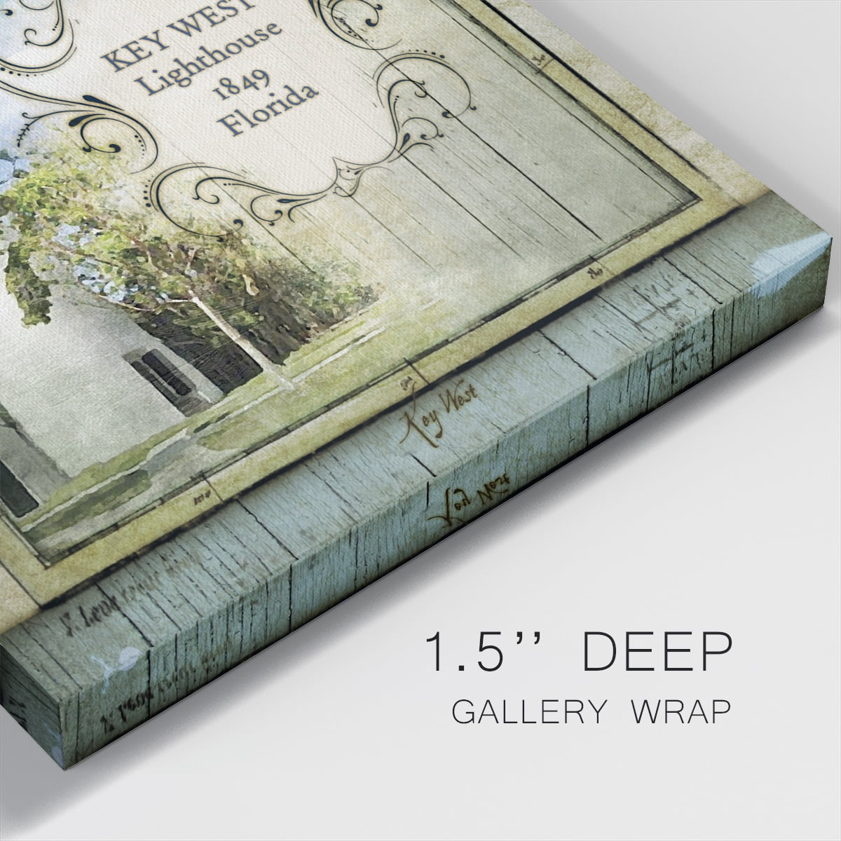 Wexford Home Florida Lighthouse VI-Premium Gallery Wrapped Canvas, 16" x 16" - Ready to Hang
