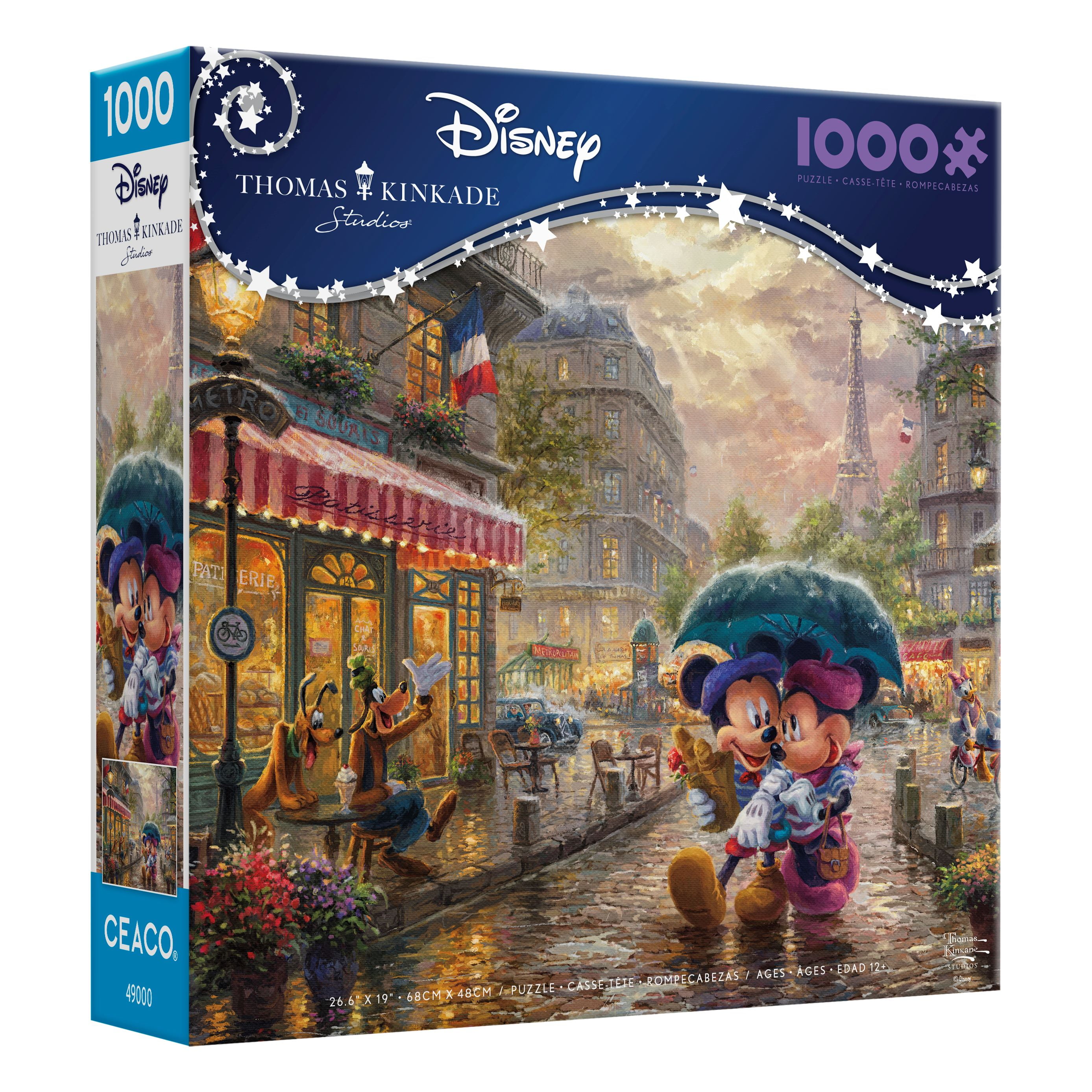 Ceaco 2000-Piece Thomas Kinkade Disney Mickey & Minnie in