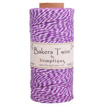 Hemptique 100% Cotton Baker's Twine Spool - 2-Ply, 410 Feet, 1mm Thick (Light Blue)
