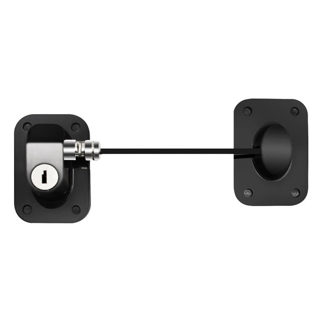 YWIYIUD 1PC Durable Refrigerator Lock with Keys No Drilling Cabinet Locks with Key Suitable for Drawers Sliding Doors Refrigerators Freezer and Cabinets