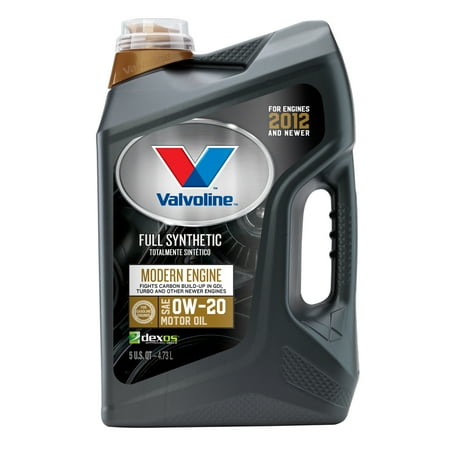 (3 Pack) Valvoline⢠Modern Engine SAE 0W-20 Full Synthetic Motor Oil - Easy Pour 5 Quart