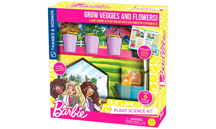 Barbie Plant Science Kit Experiment Standard FREE SHIPPING MULTI COLORED 
