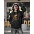 thumbnail image 3 of Colorful Paint African Hoodie Women -Image by Shutterstock, Female 3X-Large, 3 of 4