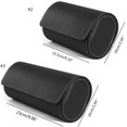 thumbnail image 2 of Watch Box 3 Slot Gray Black Travel Watches Storage Case Watch Case Organizer Jewelry Display Case Watch Roll Travel Watch Box Watch Storage Case Organizer, 2 of 8
