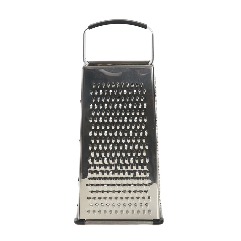 Mainstays 4-Sided Stainless Steel Grater with Soft Grip Handle photo 2