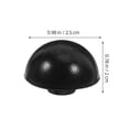 thumbnail image 2 of KALLORY 12 Pcs Support de Tambour Éthéré en Silicone Noir pour Tambours de Réduction de Bruit, 2 of 8