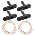 thumbnail image 2 of 2 Sets Garage Emergency Pull Ropes Release Pull Ropes Pull Cords and Handles Kit, 2 of 4