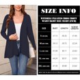 thumbnail image 2 of Witsmile Women's Lightweight Open Front Cardigans Long Sleeve Soft Casual Drape Fall Cardigan, 2 of 6