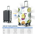 thumbnail image 5 of Picia Orange Green Avocado Luggage Protector Cover Thicken Suitcase Protector Cover Fit 18-32 Inch Luggage-Small, 5 of 9