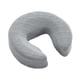thumbnail image 2 of Cojín de almohada facial ergonómico suave universal para masaje y reposacabezas. Gris, 2 of 9