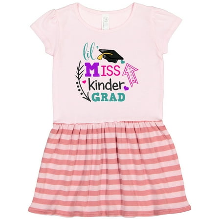 

Inktastic Lil Miss Kinder Grad with Arrows Gift Toddler Girl Dress