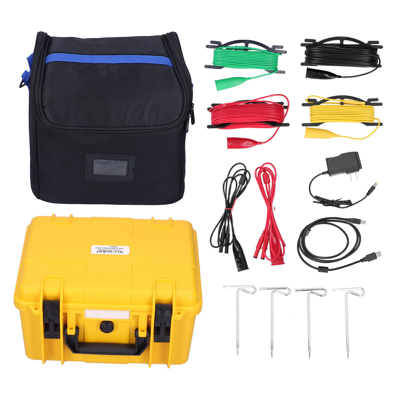 Ground Resistance Meter, Resistance Tester Electrical Testers For Earth