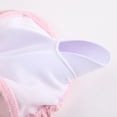 thumbnail image 6 of GEWSEY Women 3 Piece Swimsuits - Sexy Triangle Bikini Sets with Cover Up Halter String Tie Side Bathing Suits (Light Pink, M), 6 of 9