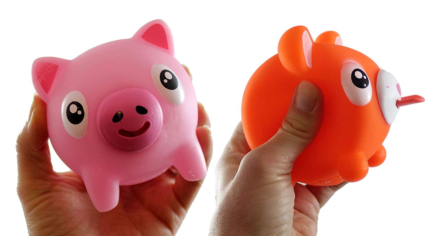 2 Random Cute Tongue Animal Squeeze to Make Animal Squeak and Stick