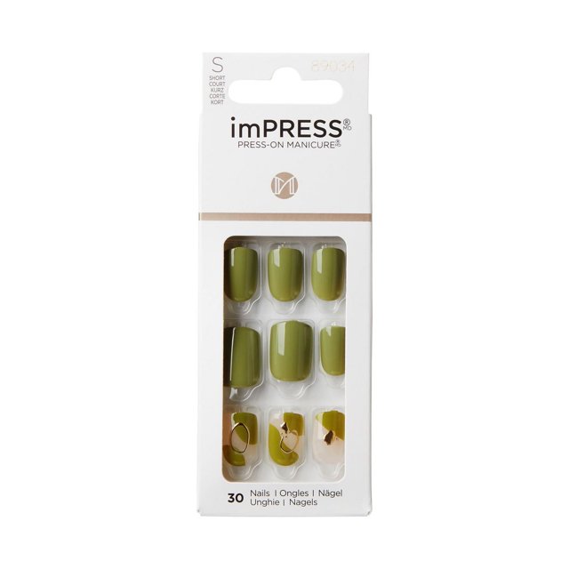KISS ImPRESS Press-On - Fake Nails, Short