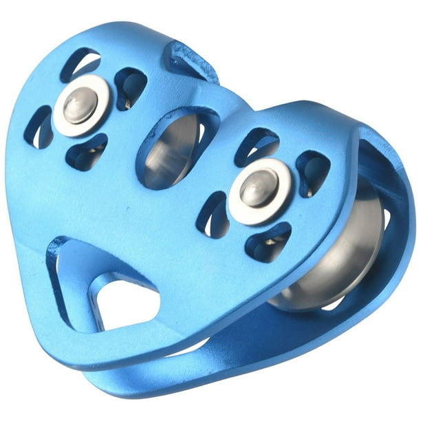 HeartShape Climbing Double Pulley Steel Cable Rope 13mm Climbing