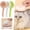 2 pcs Brosse de Toilettage pour Animaux de Compagnie Moins de 5 $ a1, variante sur Fufafayo 2 Pcs Brosse de Toilettage pour Animaux, Brosse de Nettoyage en un Clic pour Enlever les Poils d'Animaux, Brosse de Massage Douce pour la Peau pour Chiens et Chats, Brosse pour Perte de Poils d'Animaux pour Maison Voiture Canapé Meubles